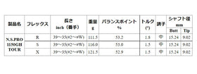 日本シャフト N.S.PRO 1150GH TOUR アイアン NIPPON SHAFT N.S.PRO 1150GH TOUR Iron 単品 単品販売 リシャフト時工賃別途必要