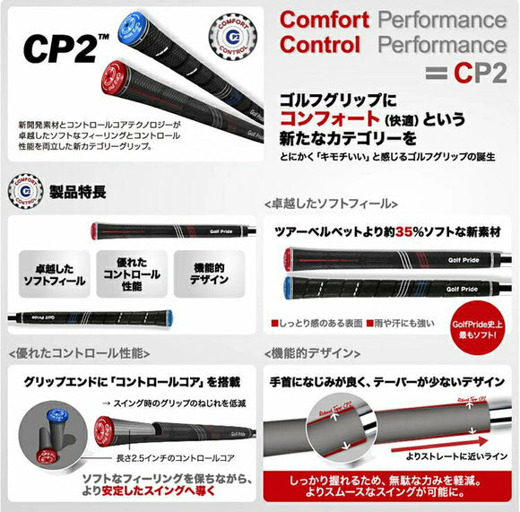 ゴルフプライド CP2 プロ アンダーサイズ (Golf Pride CP2 PRO Undersize)