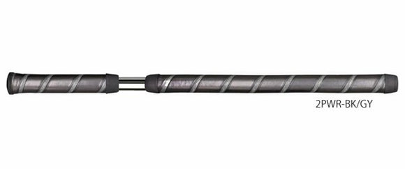 Winn ウィングリップ 2PWR-BK/GY Long Grip ロンググリップシリーズ PUTTER パターグリップ 2ピース 15cm＋33cm