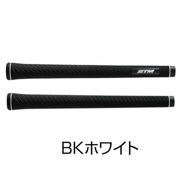 STM G-REX ジーレックス ゴルフグリップ 全方位カーボンエンボス採用 高密度滑り止め設計 高フィット形状 BKホワイト