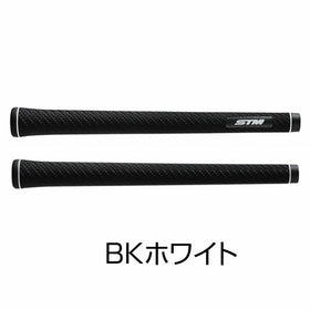 STM G-REX ジーレックス ゴルフグリップ 全方位カーボンエンボス採用 高密度滑り止め設計 高フィット形状 BKホワイト