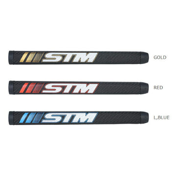 STM PF パターグリップ M58 太径設計 オートマチックストローク対応モデル PU×エラストマー素材採用 ブラック系 87g