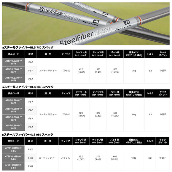 トゥルーテンパー エアロテック スチールファイバー Aerotech SteelFiber HLS ハイブリッド 日本正規品