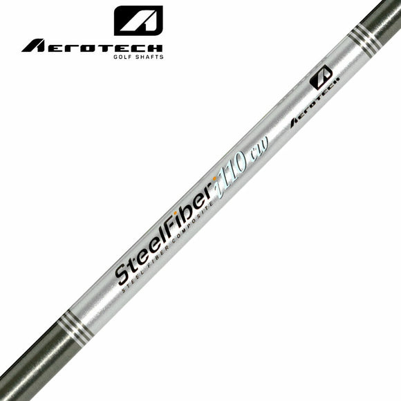 トゥルーテンパー エアロテック スチールファイバー AEROTECH SteelFiber I 110CW CW表記あり テーパー アイアン用シャフト