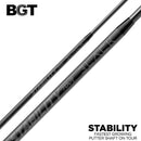 BGT Stability ONE スタビリティ ワン パターシャフト フルレングス カーボン コンポジット ゴルフ パター用 シャフト USGA R&A適合 ブラック 日本正規品