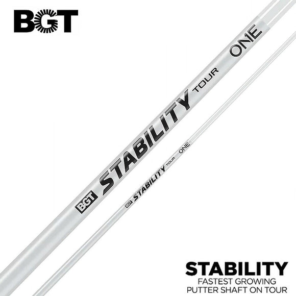 BGT Stability ONE スタビリティ ワン パターシャフト フルレングス カーボン コンポジット ゴルフ パター用 シャフト USGA R&A適合 ホワイト 日本正規品