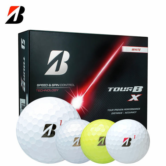 2026年モデル ブリヂストン TOUR B X ゴルフボール 1ダース 12球入り 公認球 高初速 低スピン 飛距離重視 中弾道 ツアーモデル ヘッドスピード38以上対応