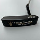 スコッティキャメロン NEWPORT PRO PLATINUM MID SLANT パター 右利き用 テフロンブラック加工 KBS CT TOUR フェースディープミーリング リメイク品