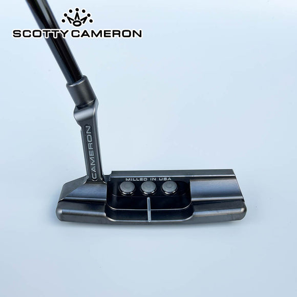 スコッティキャメロン 2023 スーパーセレクト ニューポート2 パター 右利き用 DLCブラック加工 KBS CT TOUR ブラックシャフト 354g ヘッドカバー付 新品