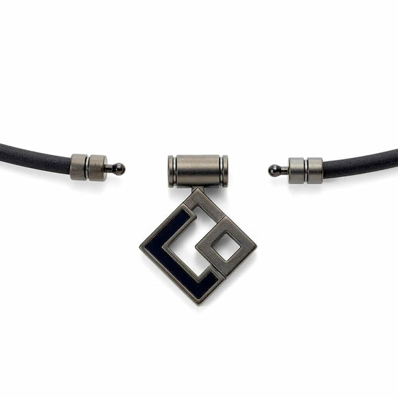 コラントッテ TAO ネックレス AURA マットブラック 磁気ネックレス メンズ レディース おしゃれ スポーツ ゴルフ Colantotte TAO AURA BLACK