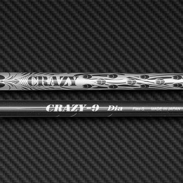 TaylorMade テーラーメイド Qi4D Qi35等 スリーブ付シャフト CRAZY 9 Dia クレイジー9 ダイヤ 90tカーボン 軽量 高反発 弾き系 飛距離アップ