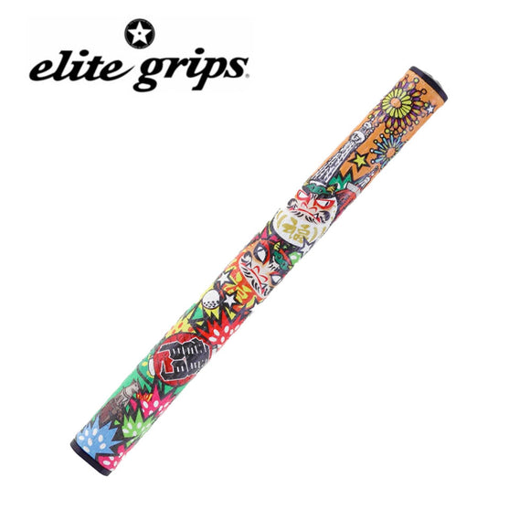 エリートグリップ 限定品パターグリップ 雷門 軽量72g M58 先端から均一な太さ Elite Grips Kaminarimon Thunder Gate