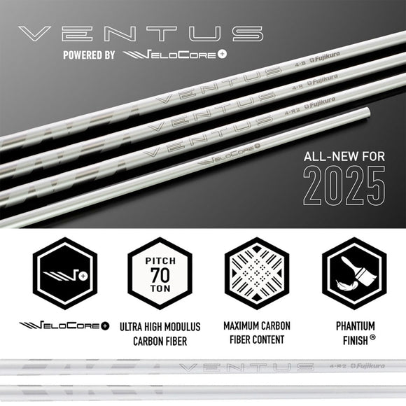 フジクラ VENTUS WHITE ベンタス ホワイト 軽量設計 2025 日本仕様 単品販売不可 リシャフト工賃別途必要