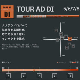 グラファイトデザイン TOUR AD DI ツアーAD DI ドライバー用 単品販売不可 リシャフト工賃別途必要