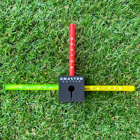 GMASTER AXIS CUBE TYPE O S パター練習器具 11mm 9mm対応 アクシスキューブ パター用トレーニングツール ストローク改善 ワンタッチ装着 ゴルフ練習器具