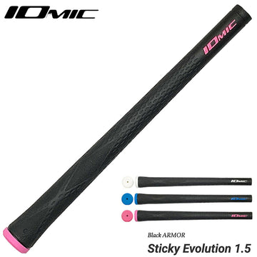 イオミック IOMIC Black ARMOR Sticky Evolution 1.5 ゴルフグリップ M60 細め設計 レディース向け ブラック系 スティッキーエボリューション