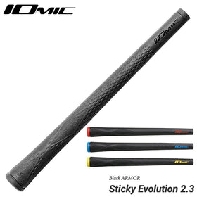 イオミック IOMIC Black ARMOR Sticky Evolution 2.3 ゴルフグリップ M60 太径 ソフト 握り心地 高グリップ性能 両立タイプ