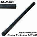 イオミック IOMIC Black ARMOR Sticky Evolution ブラックアウト ゴルフグリップ 1.8 2.3 M60 ソフトな握り心地 高グリップ力 両立 ブラックモデル
