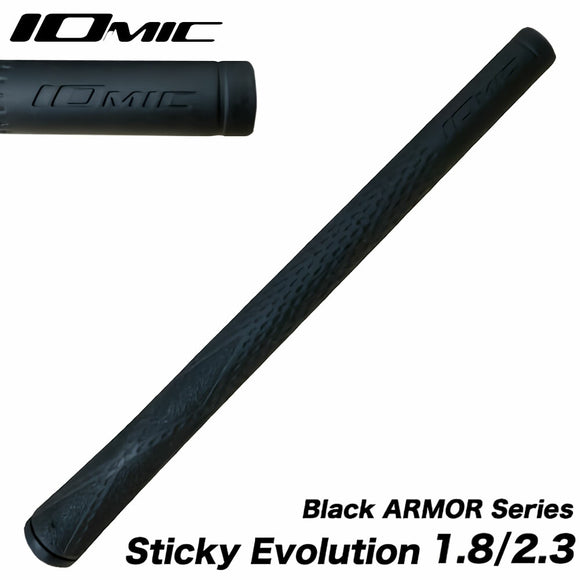 イオミック IOMIC Black ARMOR Sticky Evolution ブラックアウト ゴルフグリップ 1.8 2.3 M60 ソフトな握り心地 高グリップ力 両立 ブラックモデル