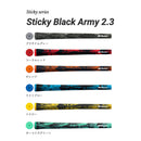 2026 新色追加 イオミック IOMIC Sticky Black Army 2.3 スティッキーブラックアーミー ブラック×プラチナムグレーのクールなカモフラ柄ゴルフグリップ