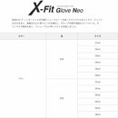 IOMIC X-Fit Glove Neo ブルー ゴルフグローブ エックスフィットグローブネオ 滑りにくい 雨 汗対応 薄型合成皮革 メンズ レディース ゴルフ手袋 全天候型