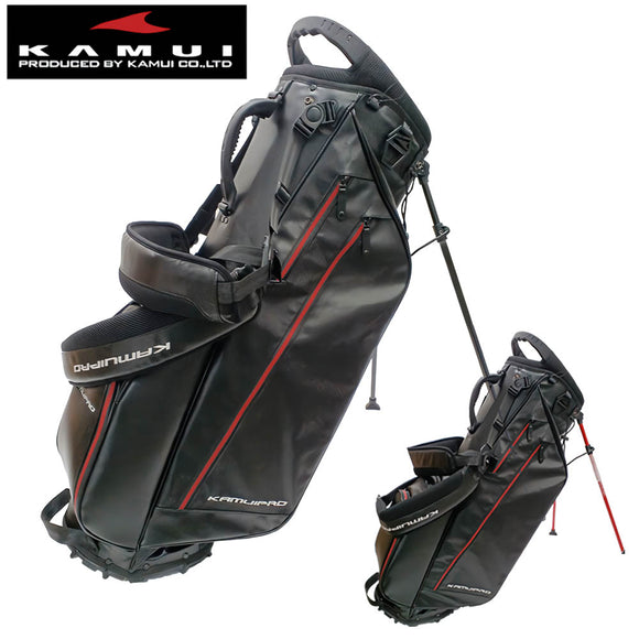 アウトレット 在庫限り特価 KAMUI カムイ スタンドバッグ 9型 キャディバッグ KCB-501  PU素材 軽量 5分割口枠