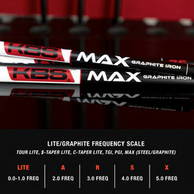 KBS MAX GRAPHITE グラファイト .355 アイアン専用 シャフト単体販売 Lite A R 45 55 65