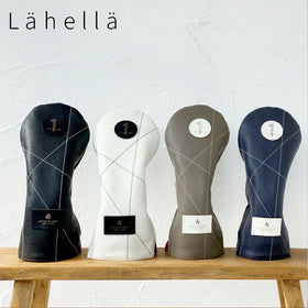 Lahella ラヘラ ランダムステッチ レザー ヘッドカバー ドライバー用 1W 460cc対応 本革 ゴルフヘッドカバー L-591