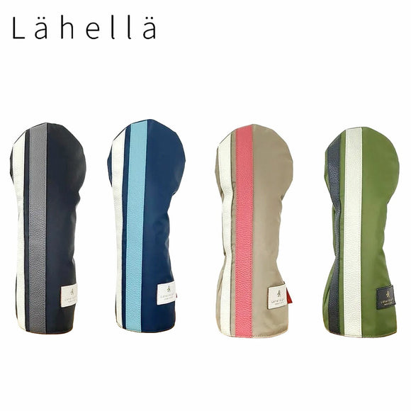 6月20日発売予定 予約中 Lahella ラヘラ Tricolore トリコローレ ヘッドカバー 1W用 ドライバー用 イタリアンレザー ナイロン撥水加工 軽量設計 日本製 L-597