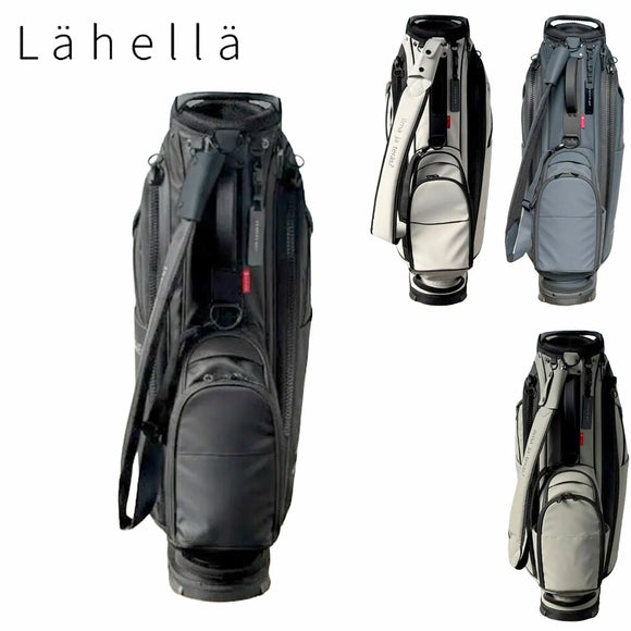 6月20日発売予定 予約中 Lahella ラヘラ Big zipper ビッグジッパー キャディバッグ type4 9型 46インチ対応 6分割 12ポケット 大型 ゴルフバッグ T-34