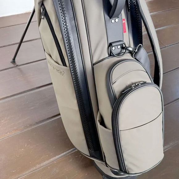 6月20日発売予定 予約中 Lahella ラヘラ Big zipper ビッグジッパー キャディバッグ type4 9型 46インチ対応 6分割 12ポケット 大型 ゴルフバッグ T-34