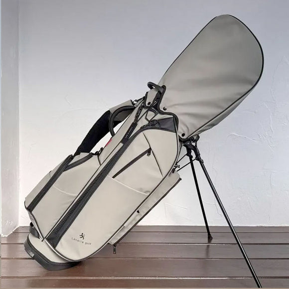 6月20日発売予定 予約中 Lahella ラヘラ Big zipper ビッグジッパー キャディバッグ type4 9型 46インチ対応 6分割 12ポケット 大型 ゴルフバッグ T-34