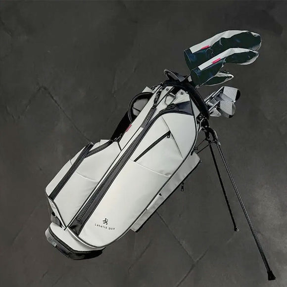 6月20日発売予定 予約中 Lahella ラヘラ Big zipper ビッグジッパー キャディバッグ type4 9型 46インチ対応 6分割 12ポケット 大型 ゴルフバッグ T-34