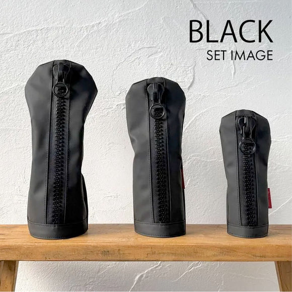 6月20日発売予定 予約中 Lahella ラヘラ Big zipper ビッグジッパー ヘッドカバー 1W用 エコポリウレタン 日本製 収納付き 軽量 キズ防止 ドライバーカバー T-35