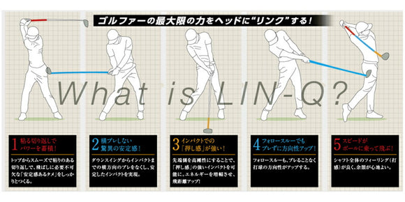 SRIXON スリクソン ZXiも対応可能 スリーブ付シャフト USTマミヤ リンク ブルー EX LIN-Q BLUE EX 日本仕様