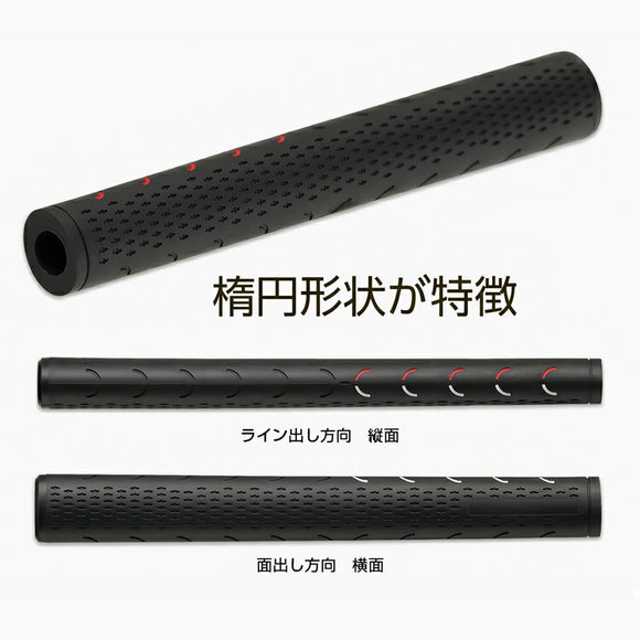 LPSwing LPSWING GRIP パター練習用グリップ R&Aルール適合 競技使用可 縦横装着対応 エラストマー製 LPスインググリップ 3色展開