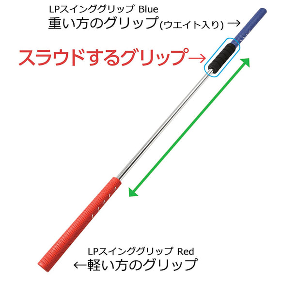 LPSwing スライドスティック Slide Stick 25年モデル ゴルフ スイング矯正 飛距離アップ 練習器具 パームダウン ハンドファースト トレーニング用品