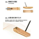 クーポン対象商品 リンクス ONSA 00100 音叉パター 真鍮削り出し CNC加工 日本仕様 両面打ち対応 和サウンド 高級パター  ヘッドカバー付き ゴルフクラブ