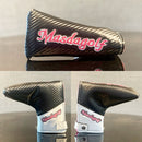 Masdagolf パターカバー マグネットタイプ トウ・ヒール ブレード対応 合成皮革 エナメル素材 高級感 ゴルフ用ヘッドカバー 着脱簡単 強力マグネット式