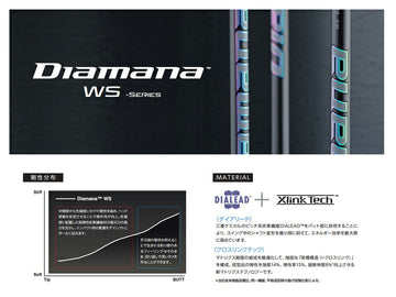 YAMAHA ヤマハ 2025 RMX DDドライバー対応 スリーブ付シャフト 三菱ケミカル スリーブ付シャフト ディアマナ WS Diamana WS