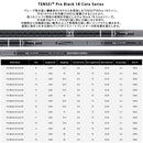 PRGR プロギア スリーブ付シャフト 三菱ケミカル テンセイ プロ ブラック TENSEI Pro Black 1K Core Series