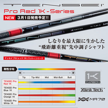 YAMAHA ヤマハ 2024 RMX VD スリーブ付シャフト 三菱ケミカル TENSEI Pro Red 1K Series テンセイ レッド