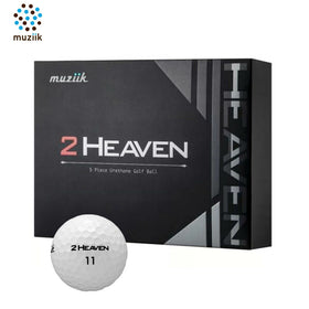 送料無料 アウトレット 在庫限り特価 muziik ゴルフボール 2 HEAVEN ツーヘブン 1ダース 12個入り 公認球 パワーヒッター専用 5ピースウレタンボール
