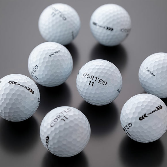 Muziik ムジーク コルテオプレミアム ウレタン 1DZ 公認球 ボール ゴルフボール CORTEO PREMIUM BALL