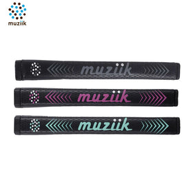 Muziik パター スクエアテーパレス 2.0インチ ブラック ピストル型 アライメント重視 軽量スタンダードモデル ゴルフグリップ