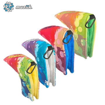 ムジーク パターカバー カラフル Muziik Paint Design Putter Cover PU素材 マグネット式 カナビナ