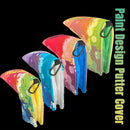 ムジーク パターカバー カラフル Muziik Paint Design Putter Cover PU素材 マグネット式 カナビナ