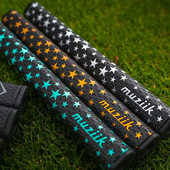 muziik ムジーク Putter Grip Stars Reverse Taper リバーステーパー パターグリップ スタンダード52g EVA PU 女性ゴルファー向け 方向性安定 M58 コアサイズ