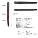 Muziik スクエアエッジ パターグリップ M60 ラバー製 ピストル型パドル形状 スタンダードサイズ ゴルフ用グリップ