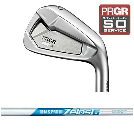 カスタムオーダー PRGR 23年 02 アイアン 日本シャフト N.S.PRO ZELOS 6 #4,#5